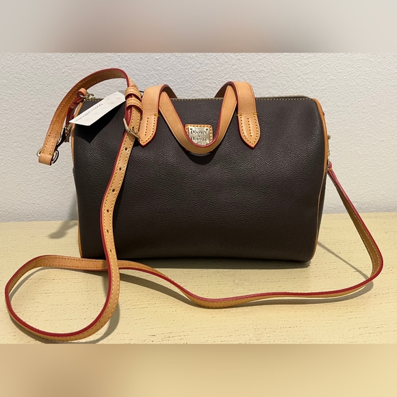 Dooney & Bourke Handbags - Dooney & Bourke Wexford Leather Olivia Satchel/Shoulder Bag NWT